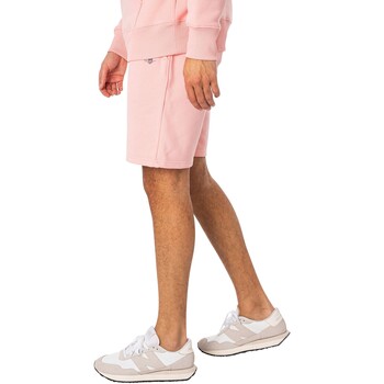 Gant Shorts Deportivos Con Escudo Regular Rosa