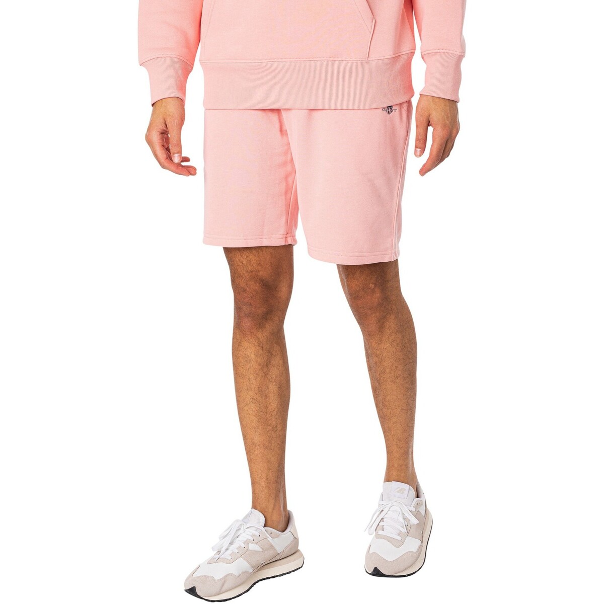 textil Hombre Shorts / Bermudas Gant Shorts Deportivos Con Escudo Regular Rosa