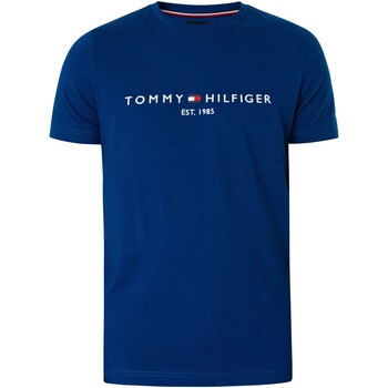 textil Hombre Camisetas manga corta Tommy Hilfiger Camiseta Gráfica Azul