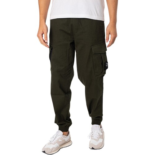 textil Hombre Pantalón cargo Ma.strum Pantalones Elásticos Verde