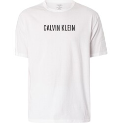 textil Hombre Pijama Calvin Klein Jeans Camiseta Con Logo De Poder Intenso Blanco