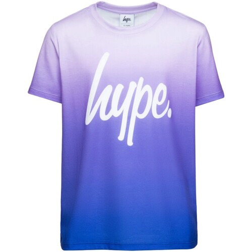 textil Niña Camisetas manga larga Hype Digital Violeta