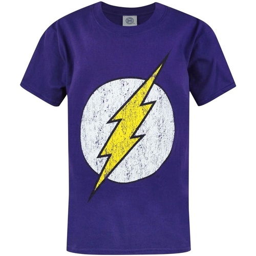 textil Niño Tops y Camisetas Dc Comics The Flash Violeta