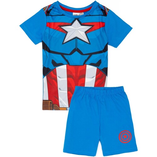 textil Niño Pijama Captain America NS7468 Rojo