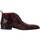 Zapatos Hombre Botas urbanas Jeffery-West Zapatos Brogue Con Detalle De Piel Pulida Rojo