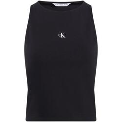 textil Mujer Tops y Camisetas Calvin Klein Jeans ARCHIVAL MILANO TOP Negro