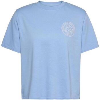 textil Mujer Camisetas manga corta Tommy Hilfiger DW0DW17834 C3S Azul