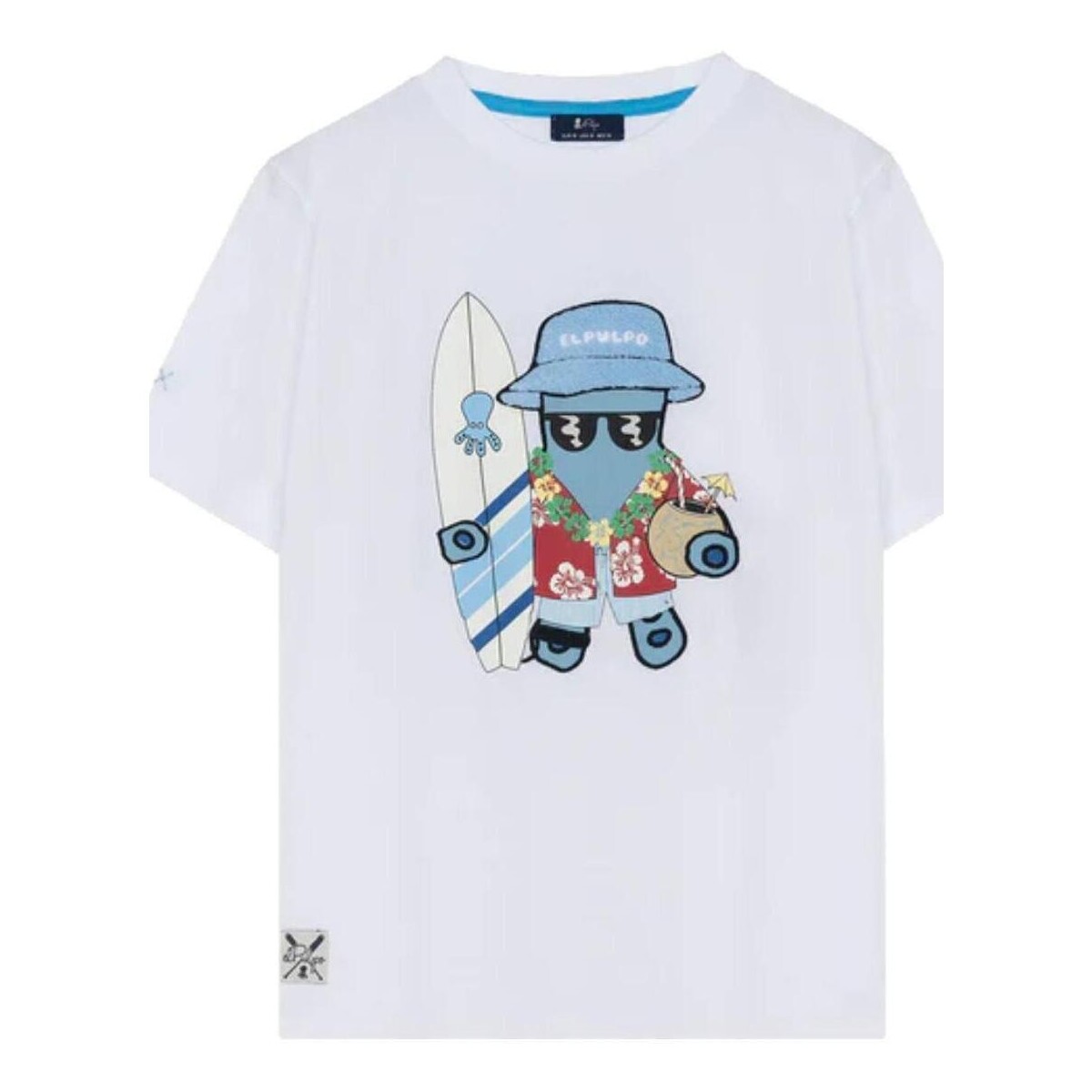 textil Niño Camisetas manga corta Elpulpo 17010124072100 Blanco