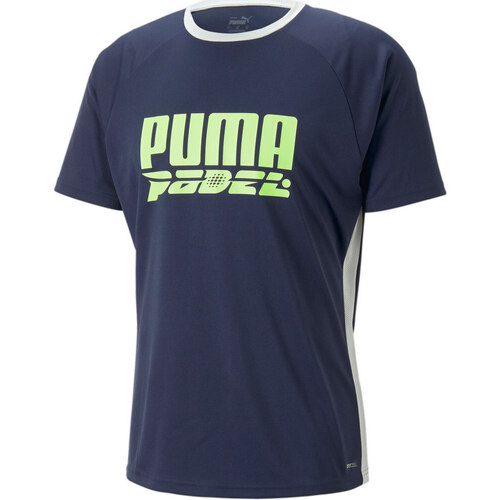 textil Hombre Camisetas manga corta Puma teamLIGA Padel Logo Azul
