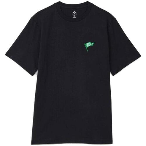 textil Hombre Camisetas manga corta Converse 10025976-A01 Negro