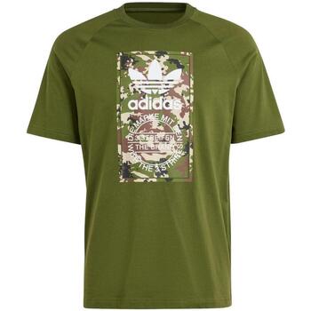 textil Hombre Camisetas manga corta adidas Originals IS0248 Verde