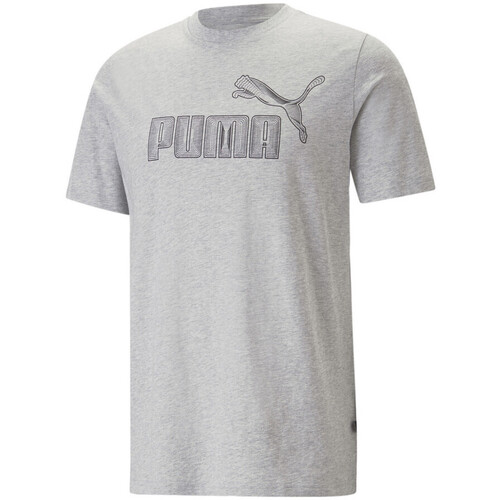 textil Hombre Tops y Camisetas Puma  Gris
