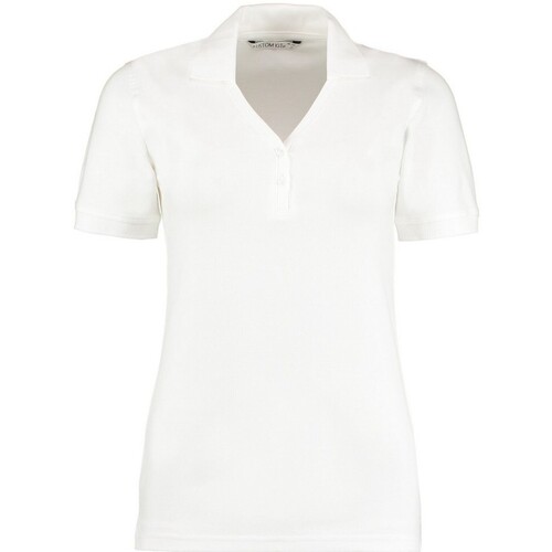 textil Mujer Tops y Camisetas Kustom Kit Sophia Comfortec Blanco