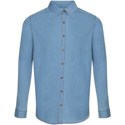 textil Hombre Camisas manga larga So Denim Jack Azul