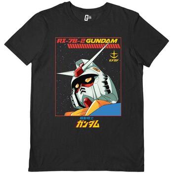 textil Hombre Camisetas manga larga Gundam PM6790 Negro