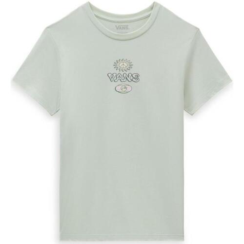 textil Mujer Camisetas manga corta Vans VN000GGTCHF1005 Verde