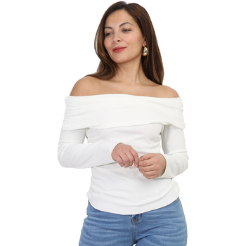 textil Mujer Tops / Blusas La Modeuse 70058_P163385 Beige