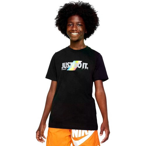 textil Niño Camisetas manga corta Nike CAMISETA  NIO/A  KIDS FN9556 Negro