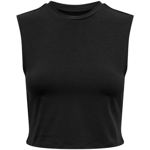 textil Mujer Camisetas sin mangas Only 15315376 CHOICE-BLACK Negro