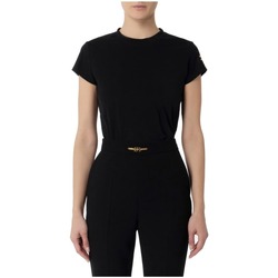 textil Mujer Tops y Camisetas Elisabetta Franchi MA00441E2 Negro
