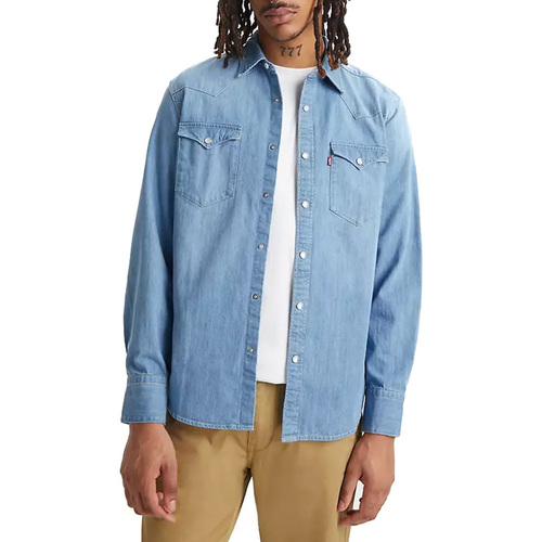 textil Hombre Camisas manga larga Levi's 857440047 Azul