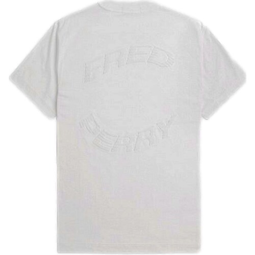textil Hombre Camisetas manga corta Fred Perry  Blanco