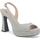 Zapatos Mujer Sandalias Melluso J638W-236292 Plata