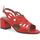 Zapatos Mujer Sandalias Melluso K35507-235286 Rojo