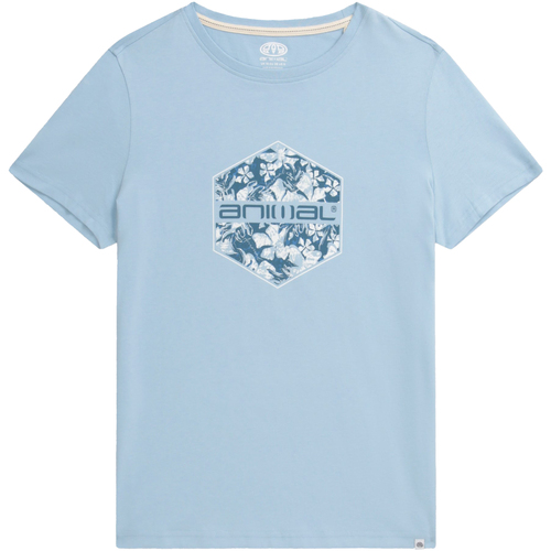textil Mujer Camisetas manga larga Animal MW2392 Azul