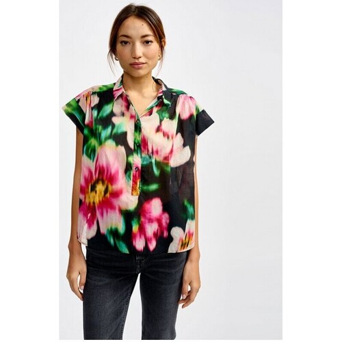 textil Mujer Camisas Bellerose Soukie Shirt Flowers Multicolor