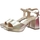 Zapatos Mujer Sandalias Adriann Lasconi 6263 Oro