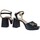 Zapatos Mujer Sandalias Adriann Lasconi 6263 Negro