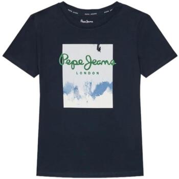 textil Niño Camisetas manga corta Pepe jeans PB503844 594 Azul