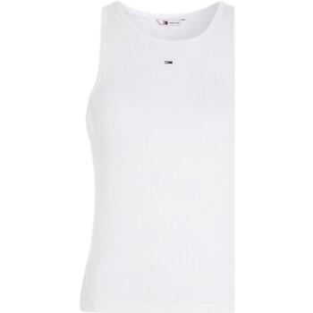 textil Mujer Camisetas manga corta Tommy Hilfiger DW0DW17382-YBR Blanco