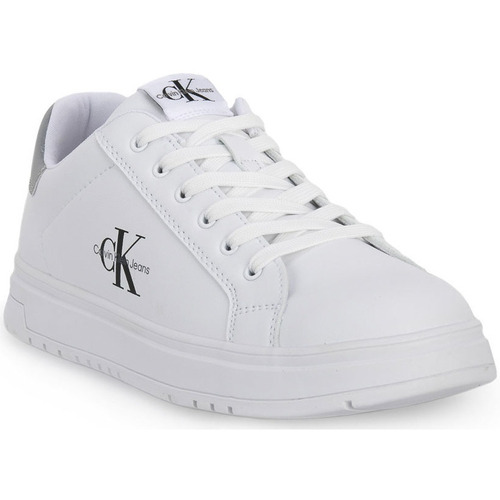 Zapatos Mujer Deportivas Moda Calvin Klein Jeans X092 BOLD VULC Blanco