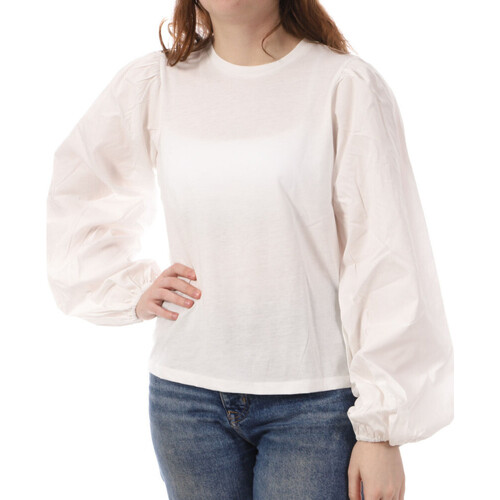 textil Mujer Tops y Camisetas Vila  Blanco
