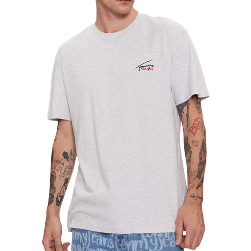 textil Hombre Tops y Camisetas Tommy Hilfiger  Gris