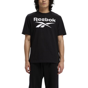 textil Hombre Camisetas manga corta Reebok Sport CAMISETA HOMBRE  LOGO 100070405 Negro
