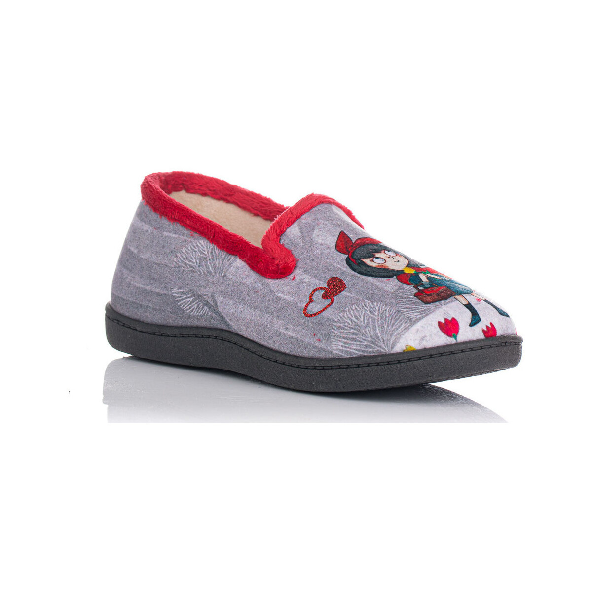 Zapatos Mujer Pantuflas Plumaflex 12215 CA Rojo