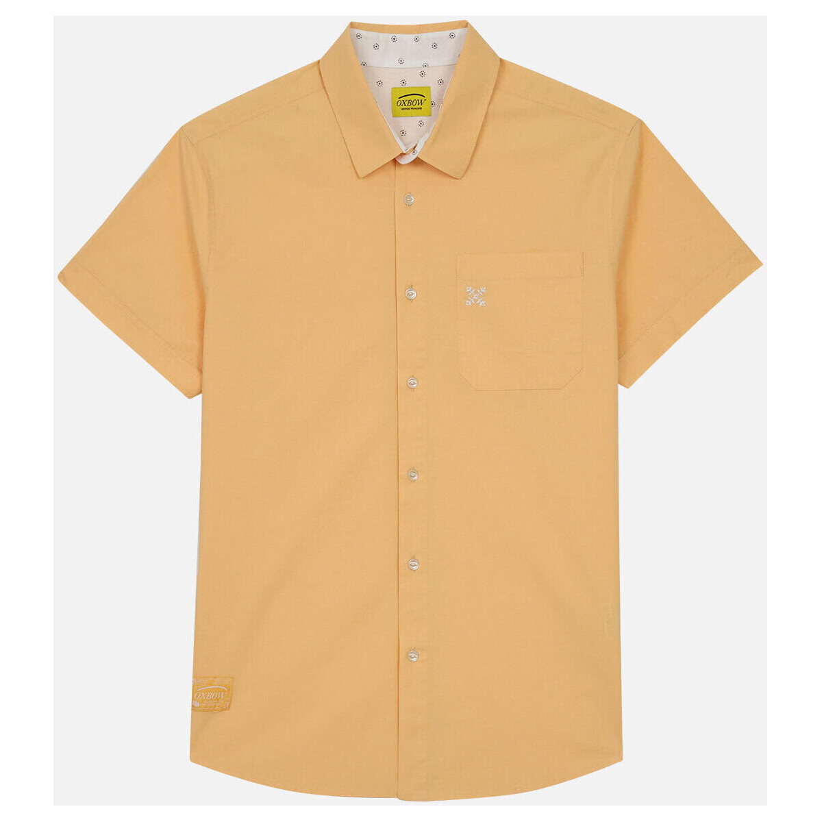 textil Hombre Camisas manga larga Oxbow Chemise CLAMI Naranja