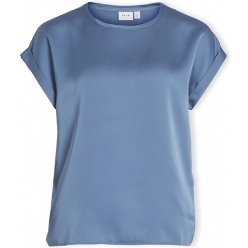 textil Mujer Tops / Blusas Vila Noos Top Ellette - Coronet Blue Azul