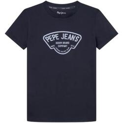 textil Niño Camisetas manga corta Pepe jeans PB503848 594 Azul