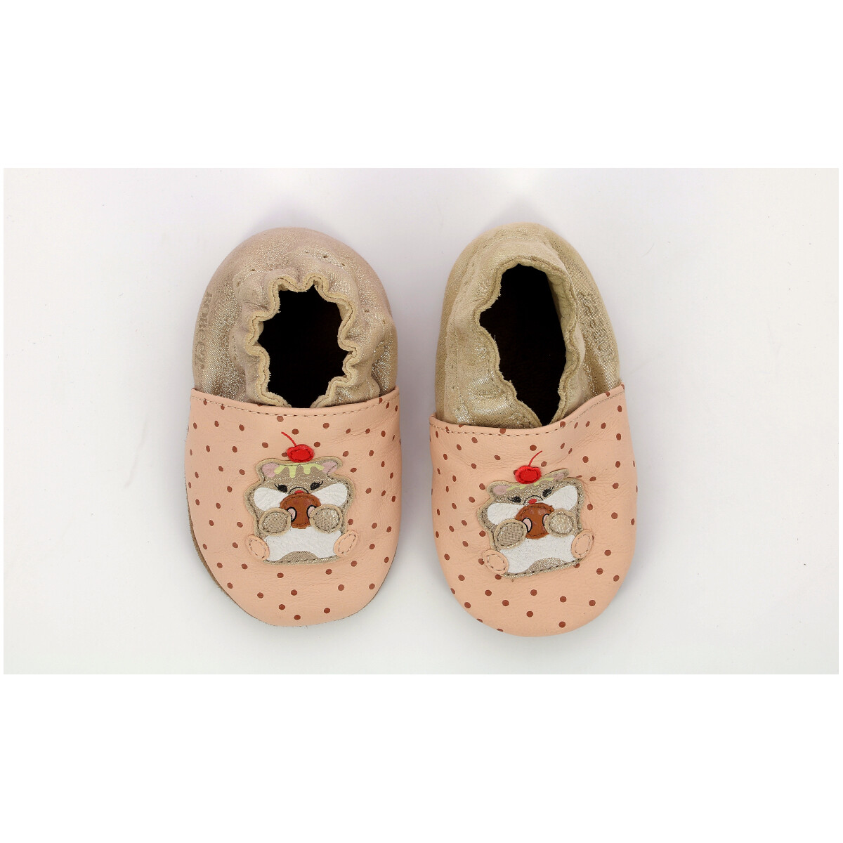 Zapatos Niña Pantuflas para bebé Robeez Cookie Lover Rosa
