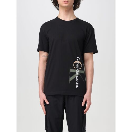 textil Hombre Tops y Camisetas Calvin Klein Jeans J30J324783 BEH Negro