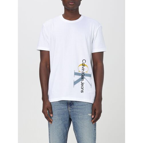 textil Hombre Tops y Camisetas Calvin Klein Jeans J30J324783 YAF Blanco