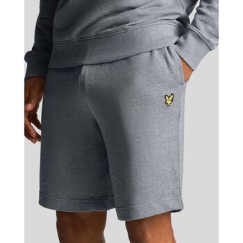 textil Hombre Shorts / Bermudas Lyle & Scott ML414VOG SWEAT SHORT-T28 MID GREY MARL Gris