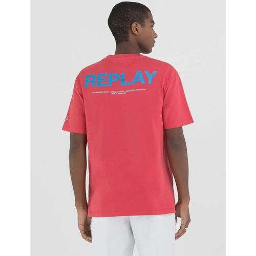 textil Hombre Tops y Camisetas Replay M6815.22662G-064 Rojo