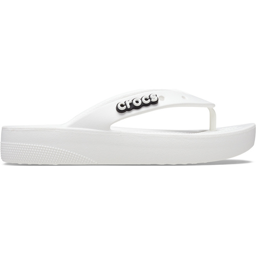 Zapatos Mujer Deportivas Moda Crocs Classic Platform Flip W Blanco
