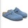 Zapatos Mujer Chanclas Birkenstock ZUECO  BOSTON NARROW PIEL AZUL Azul