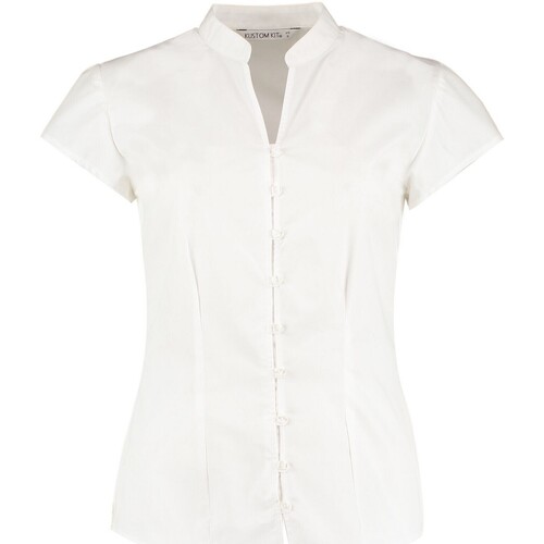 textil Mujer Camisas Kustom Kit K727 Blanco